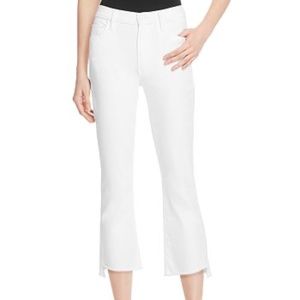 Mother insider crop step fray glass slipper size 24